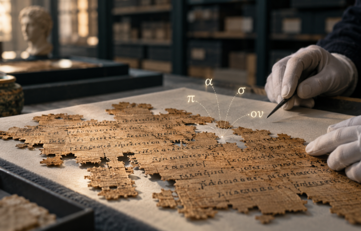 Apollo Restore schlägt Ergänzungen für altgriechische Textlücken vor